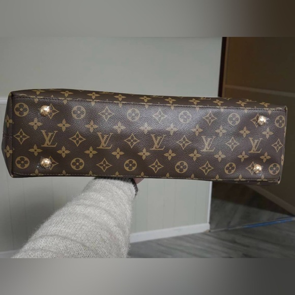 New Again Monogram canvas bag with a braided handle -name tag and Charm CHIPPED - Picture 10 of 16